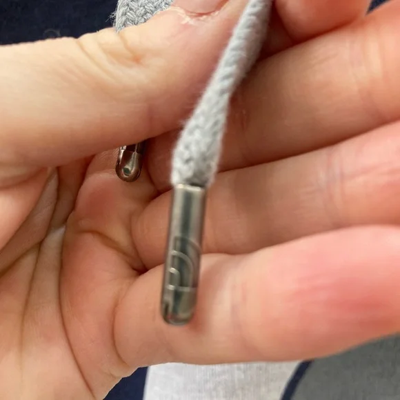 The North Face men’s hoodie size S blue gray white - Picture 9 of 10